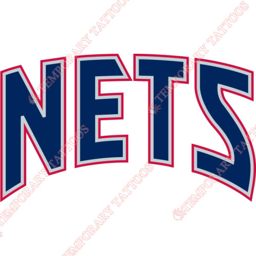 New Jersey Nets Customize Temporary Tattoos Stickers NO.1102